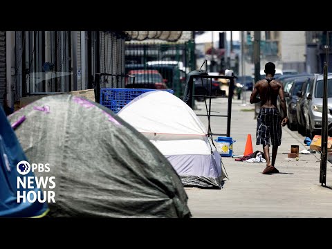YouTube video thumbnail: California's Homeless Encampment Crackdown Draws Criticism From Health Experts