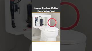 How to Replace a Kohler® Toilet Flush Valve Seal
