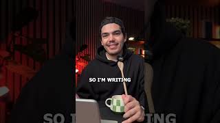 I always wanted to write more. #claude #vibecoding #claudecode #mobiledevelopment