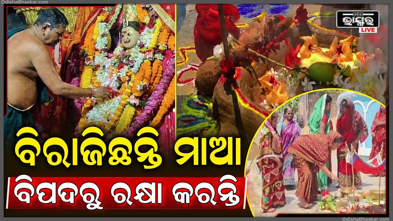 ଚୈତ୍ର ମାସରେ ବିରାଜିଛନ୍ତି ମା' ମଙ୍ଗଳା... ପୁରପଲ୍ଲୀରେ ଚାଲିଛି ମା'ଙ୍କ ପନ୍ଥେଇ ଓଷା | Maa Mangala