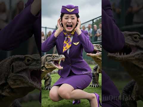She provoked a giant lizard, and the ending was just too unexpected!