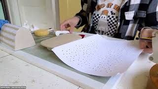 Great Tips for Decorating with Underglaze and Stencils | ADRIENNE ELIADES
