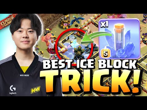 Gaku’s ICE BLOCK TRICK makes Dragon Attacks UNSTOPPABLE! Clash of Clans