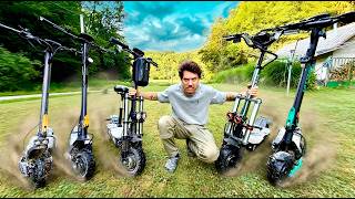 Welcher VERBOTENE E SCOOTER ist der BESTE?! - XXL Vergleich