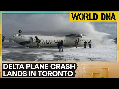 Delta Airlines Plane Flips Upside Down During Crash Landing in Toronto | World DNA | WION News