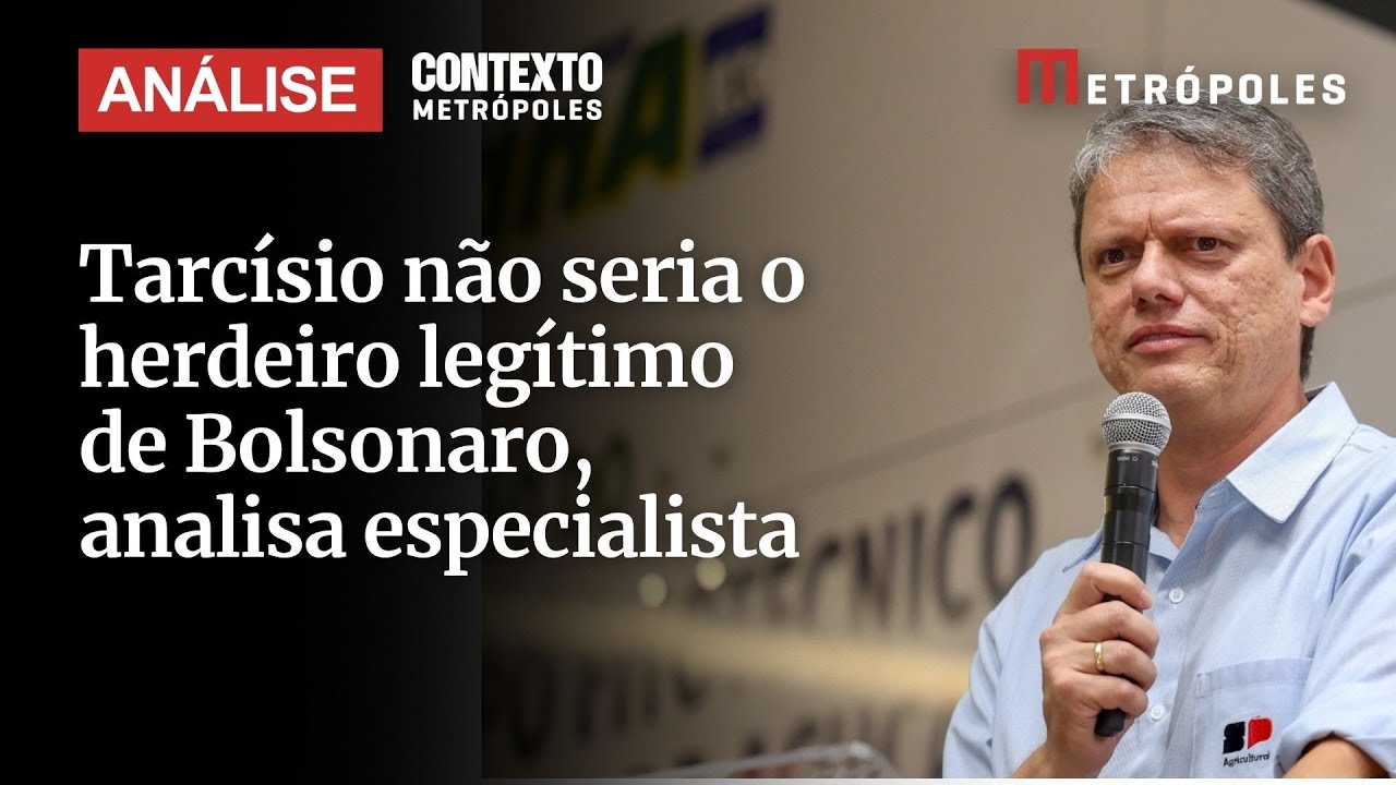 Tarcísio é rejeitado por bolsonaristas analisa especialista Ele não seria o herdeiro legítimo