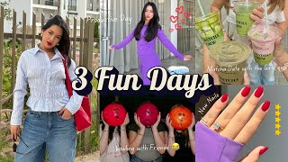 3 Days In My Life ❤️ | Productive Again💪 New Friends💕, Gold Obsession 🤩…
