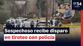 Tiroteo involucra a policía de Gwinnett: sospechoso, herido al amenazar a oficial con cuchillo