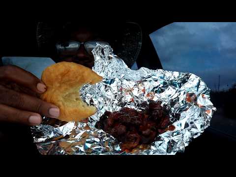 Kevin Tries Jamaican Jerk Chicken Gizzard (I Went Back) 😋