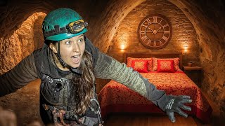 Staying at the World's DEEPEST Hotel (1370ft Underground!)