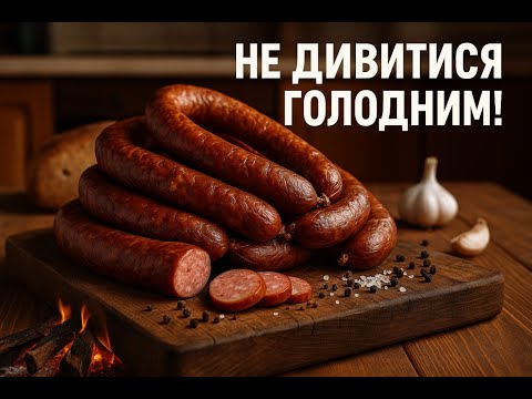 Домашня копчена ковбаса | Справжній смак своїми руками #домашняковбаса #рецептивеликдень