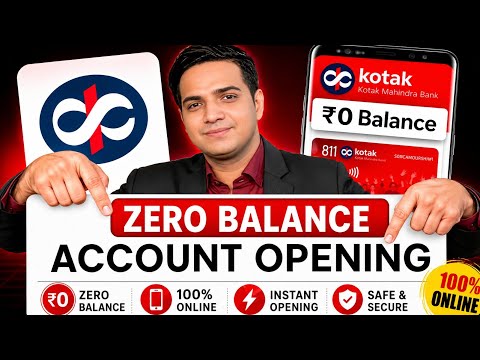 Kotak 811 Account Opening Online | Zero Balance Account
