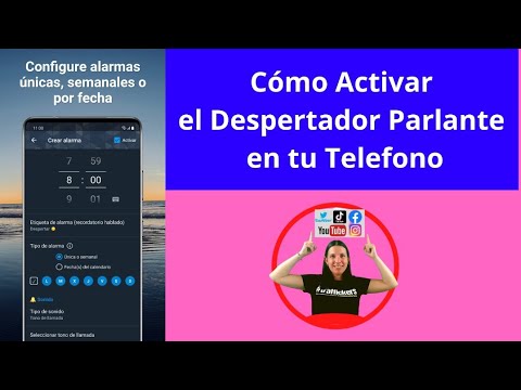 Haz que tu Alarma te Hable al Despertar