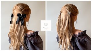 【どっち派？】簡単「ゴムだけ」vs「編み込み」ハーフツインのやり方