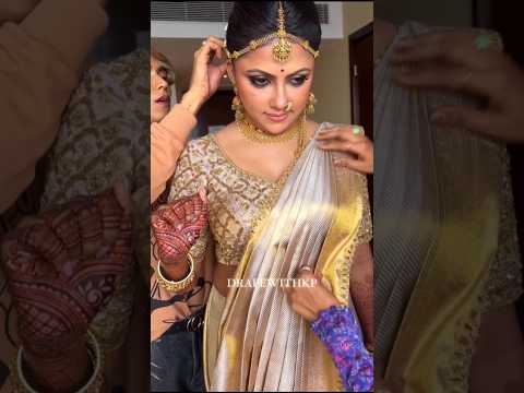 ശ്രീവിദ്യയുടെ wedding look🔥🔥Sreevidya mullachery wedding #trending #wedding #engagement #flowerstv