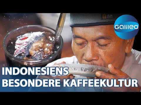 Kaffee mit einem brennenden Stück Kohle im Glas? Indonesiens Kaffeekultur! | Galileo | ProSieben