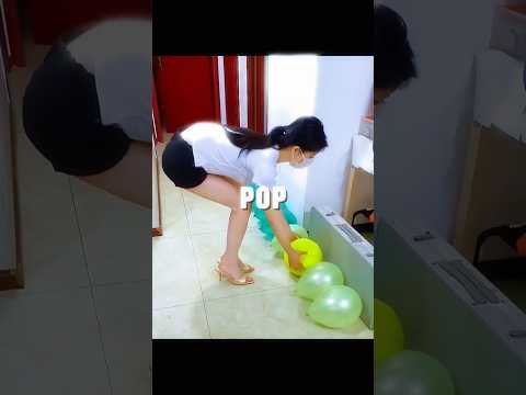 Cute Dog Pops Balloon For A Treats 🐶❤️