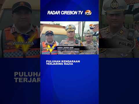 Puluhan Kendaraan Terjaring Razia