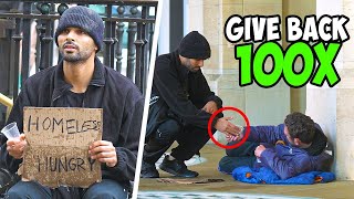 Asking Strangers for Money, Then Giving Them 100x What They Give Me..