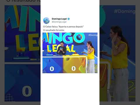Ela falando a palavra que estava na pergunta 😂😂 #domingolegal #Memes #humor #engraçado