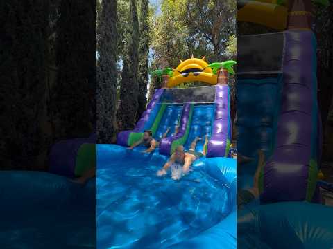 Testing TEMU Waterslides!
