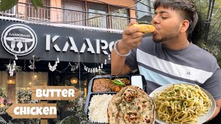 Butter chicken 🍗 white sauce pasta || kaarobar karol bagh ||