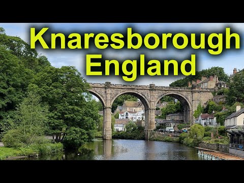 Knarseborough UK, with spectacular view of the viaduct