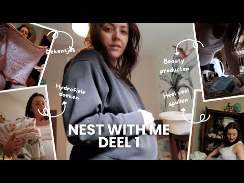 Nest with me deel 1 - de babykamer helemaal klaarmaken en organizen | Beautygloss