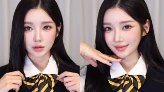 세화여고 김유연 메이크업 낋여왔습니다. 🫕🙂 눈 지이이인짜 커짐 주의👁️👁️