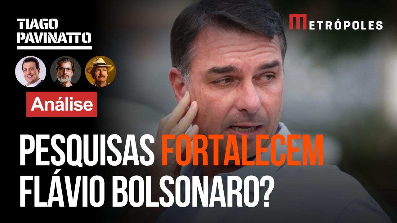 Pesquisas deixam Flávio confortável e mais difícil de derrotar, veja análise | Pavio Curto