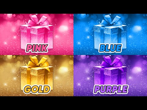 Choose Your Gift...! Pink, Blue, Gold or Purple 💗💙⭐💜 How Lucky Are You? 😱