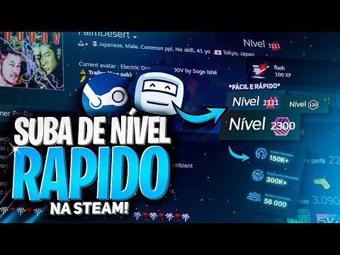 SUBA DE NIVEL NA STEAM RAPIDAMENTE! PARA QUE SERVE SUBIR DE NIVEL NA STEAM? O QUE SE GANHA?