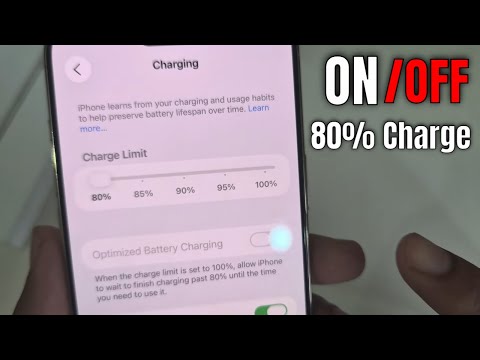 Fix iPhone charge struck 80% | Turn off optimized batter iPhone