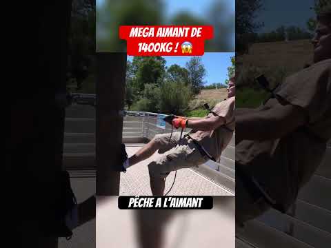 Mega aimant de 1400kg !!