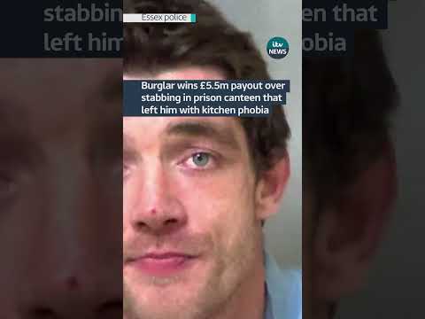 Burglar stabbed in prison kitchen awarded £5m | ITV News