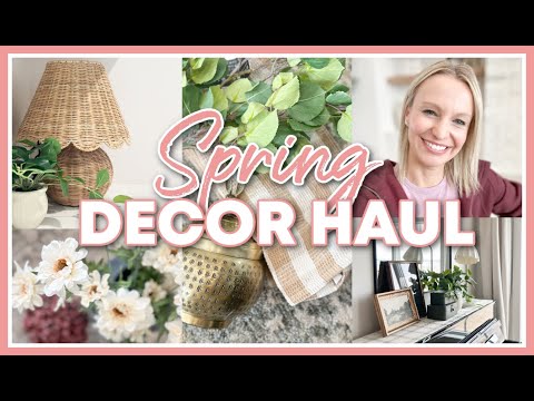 *NEW* SPRING DECOR HAUL 2025 | TARGET, AMAZON, HOMEGOODS, KIRKLANDS + MORE!