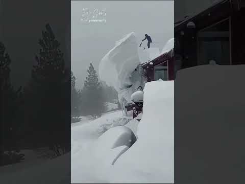 Cleaning Roof After Heavy Snowfall #Part2