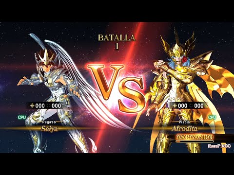 Seiya de Pegaso vs Afrodita de Piscis (Hardest AI) - Saint Seiya: Soldiers' Soul