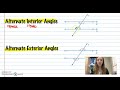 Exploring Parallel Lines and Transversals