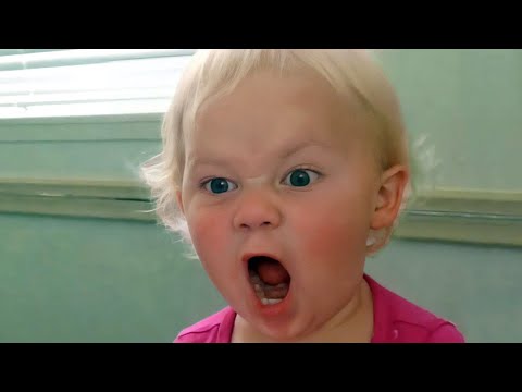 Super Funny Looking Babies Angry Reactions -  Funniest Home Videos
