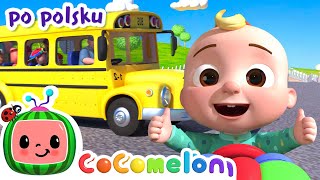 Koła w autobusie (wersja szkolna) | CoComelon po polsku 🍉🎶 Piosenki dla dzieci