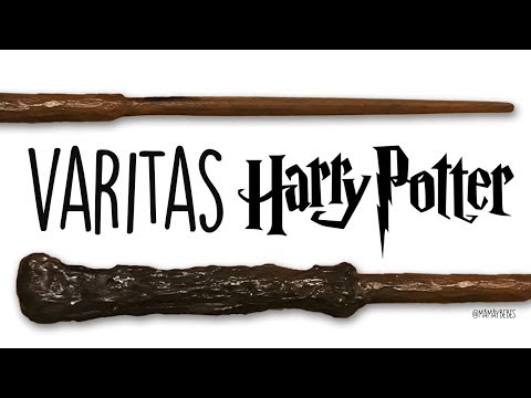Como hacer VARITAS DE HARRY POTTER - Fácil y rápido