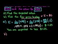 Expected Value and Fair Pricing