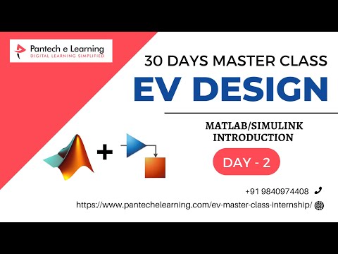 Day2 Introduction to Electric Vehicle | MATLAB – Simulink Intro | 30 Days EV Design Master Class