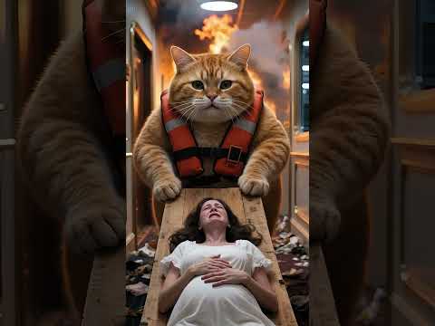 The brave orange cat #orangecat #cat #suncats #catcute #funny