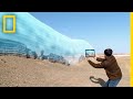 Exploring the Ancient Wall in the Kumtag Desert