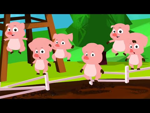 Ten Little Piggies, Numbers Song and Animals Rhymes for Kids