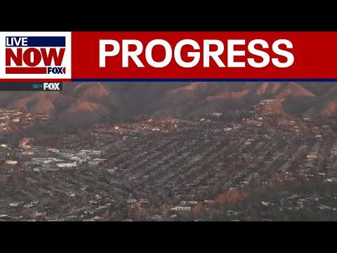 California fires: SkyFOX flies over clear Palisade skies | LiveNOW from FOX