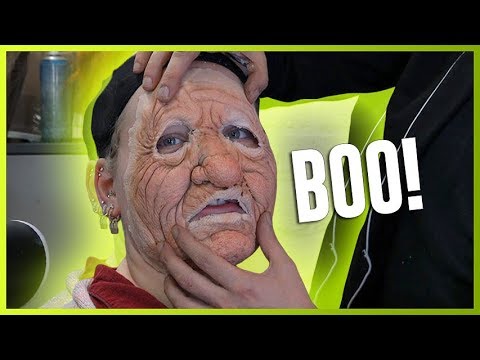 I TRANSFORMED INTO A SCARE ACTOR at a Halloween Park!! | NikkieTutorials