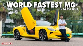 MG Cyberster | Detailed Walkaround | @74.99lakhs | Electric Sports car | MG select